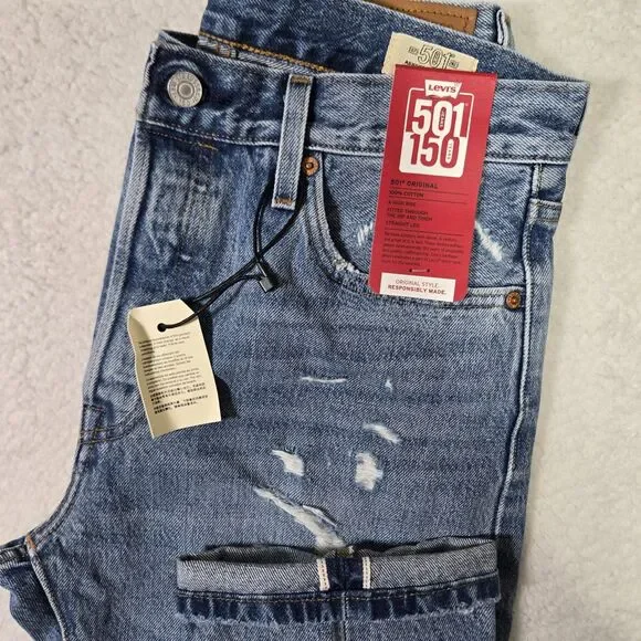 Levi's Jeans Levis Original Fit Womens 29x30 High Rise